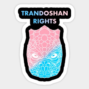 TRAND0SHAN RIGHTS Sticker